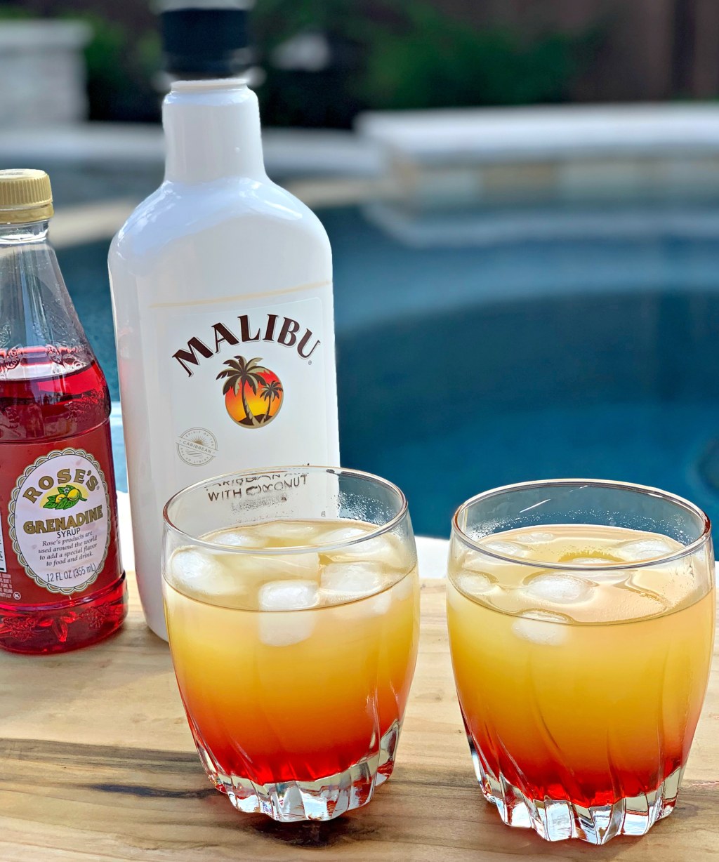 Picture of: Malibu Sunset Cocktails