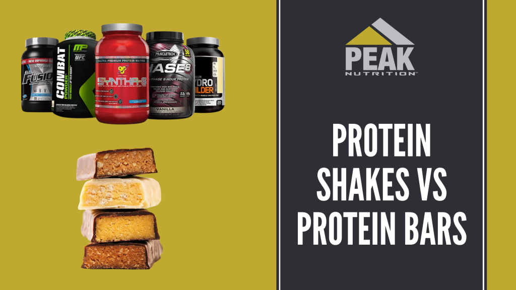 Picture of: Protein Bars Vs Protein Shakes – Peak Nutrition  Arizona’s